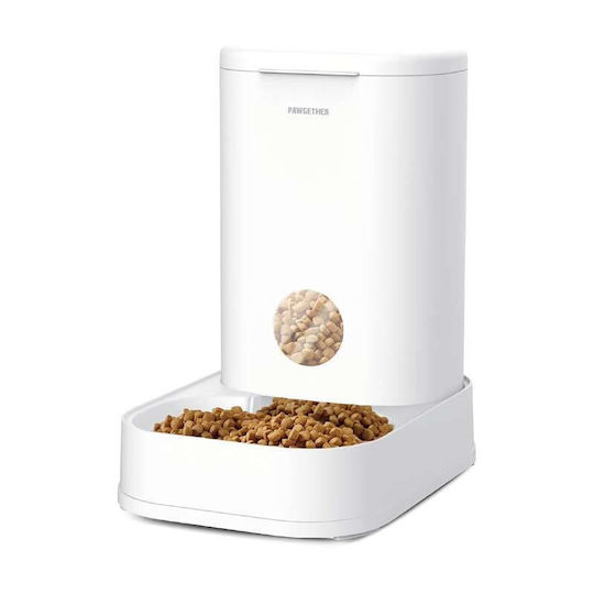 Pawgether Fresh Go 100 Αυτόματo Μπολ Φαγητού & Νερού για Σκύλο & Γάτα 3.5lt 16cm σε Λευκό Χρώμα