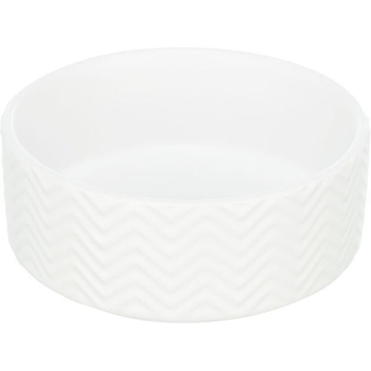 Trixie Ceramic Bowl Food & Water for Dog & Cat 400ml 13cm in White Color