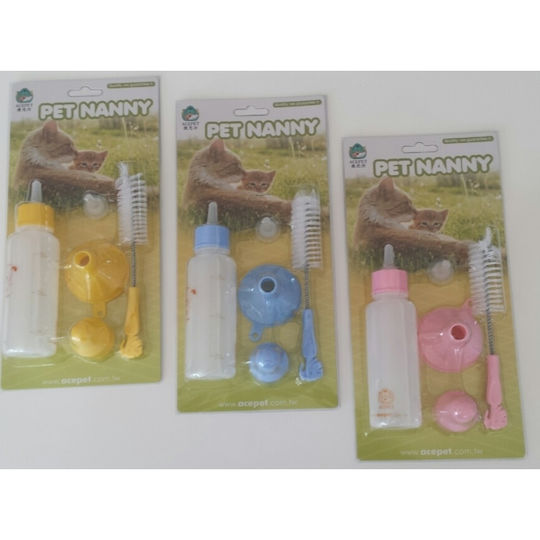 Pet Camelot Pet Nanny PC- Μπουκάλι Σιλικόνης Νερού για Σκύλο & Γάτα 90ml (Διάφορα Χρώματα)