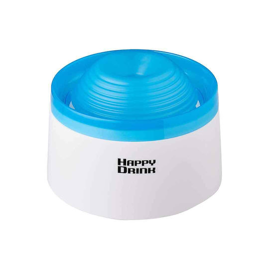 Croci Happy Drink Automatisch Wasserspender / Brunnen für Hund & Katze 2lt in Blau Farbe 2Stück