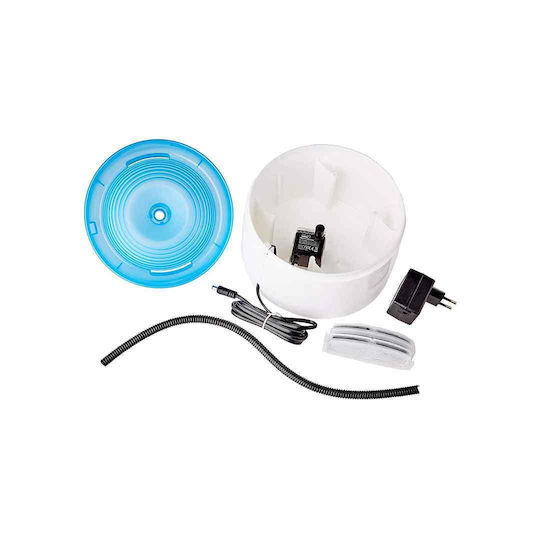 Croci Happy Drink Automatisch Wasserspender / Brunnen für Hund & Katze 2lt in Blau Farbe 2Stück