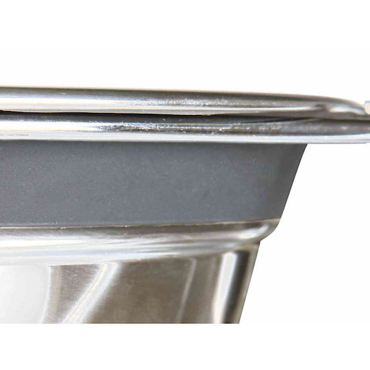 Trixie Eat On Feet Stainless Steel Food and Water Bowl for Dog and Cat 2 x 900ml 16cm