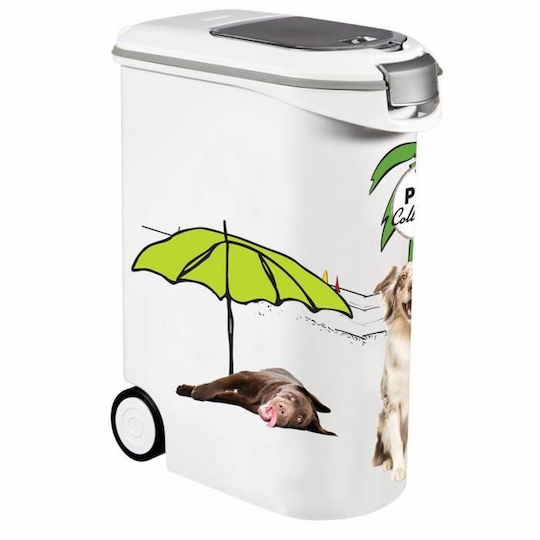 Curver Plastic Food Storage Container for Dog & Cat 54lt in White Color