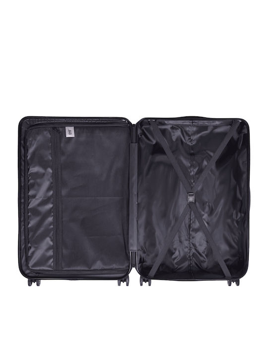 CAT Rockford Medium Hard Black Travel Suitcase with 4 Wheels Height 67.5cm