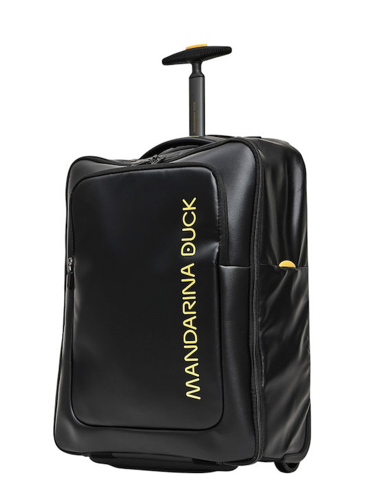 Mandarina Duck Kabinenreisekoffer Weichschalen Black mit 4 Räder Höhe 52cm P10OSV06-651