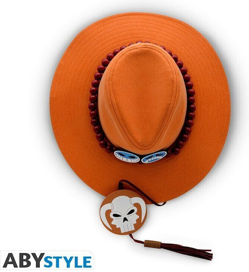 One Piece Carnival Orange Plastic Hat