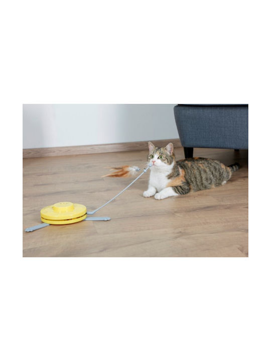 Kerbl Automatic Cat Toy Rod 2in1 Catch the TailFeather, 70x53x5cm