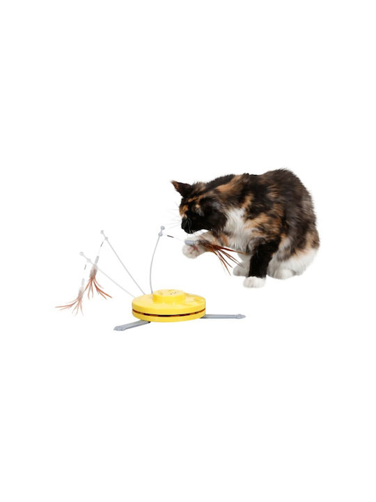 Kerbl Automatic Cat Toy Rod 2in1 Catch the TailFeather, 70x53x5cm