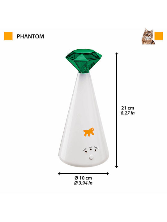 Ferplast Phantom Automatic Cat Toy Laser 10x21cm