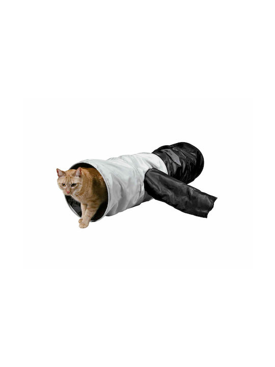 Trixie Playing Tunnel Cat Toy Tunnel Turquoise Tunnel with 4 Entrances 30x115cm