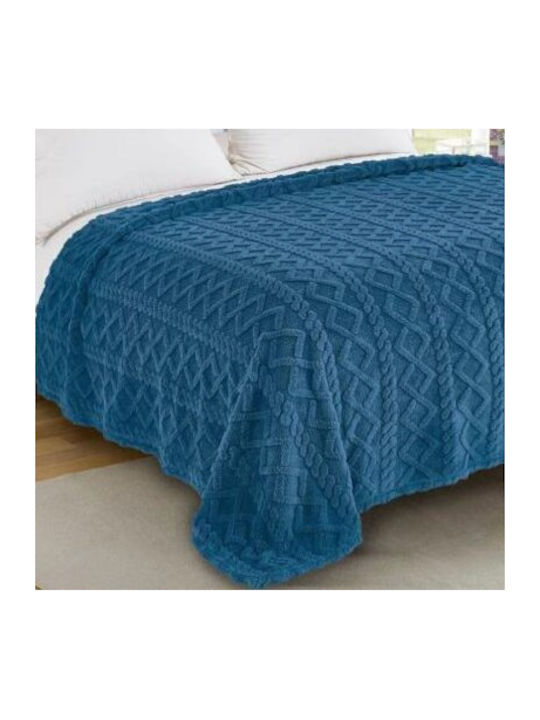 Silk Fashion Duvet Cover Queen 220x240cm Blue 780 GSMGsm
