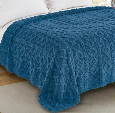Silk Fashion Duvet Cover Queen 220x240cm Blue 780 GSMGsm