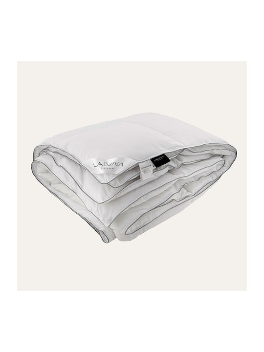 La Luna Single Quilt with Hollowfiber Filling 160x220cm The Lightweight 3d Quilt White 200 GSM 4.5 Togs