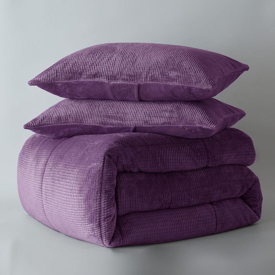 Liolios Home Husă de pătură Super Dublu 220x240cm Cassiano Violet