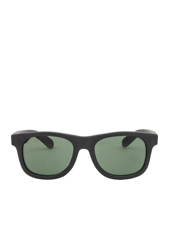 iTooTi Classic Unbreakable Rectangle Baby Sunglasses with Polarized Lens Black for 6-36 Months