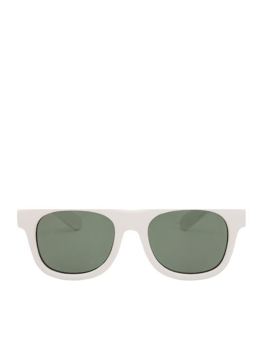 iTooTi Unbreakable Square Baby Kids Sunglasses with Polarized Lenses White for 6-24 Months