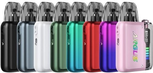 Voopoo Argus P2 Kit Box Mod 2ml cu Baterie Încorporată 1100mAh Titanium Gray