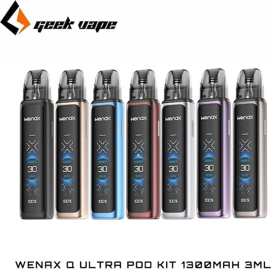 Geek Vape Wenax Q Комплект капсули 3мл с Вградена Батерия 1300mAh Dawn Orange