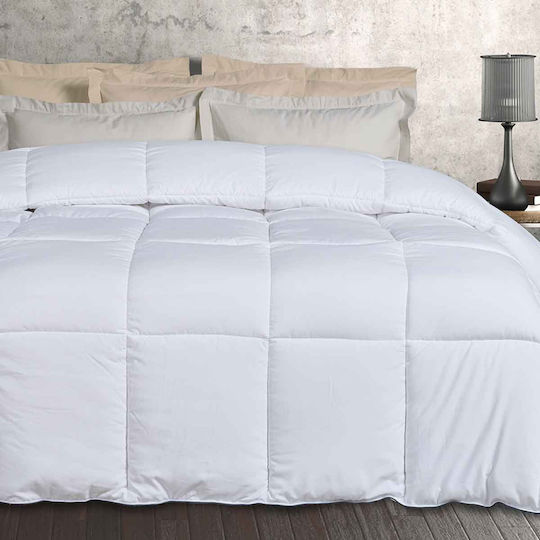 Das Home Пухено Единично с Пълнеж Microfiber 160x220бр 9645 Бял 10.5 togs Togs