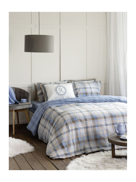 Nima Duvet Single 170x240cm Henry Blue|Brown