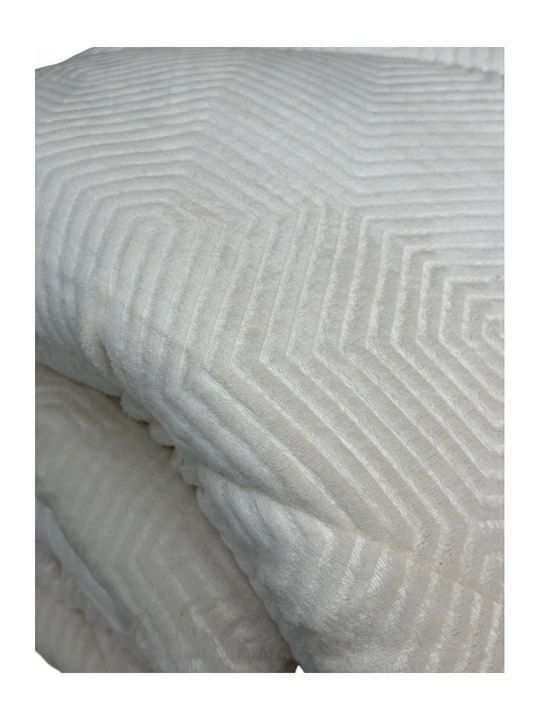 Linea Home Κουβερτοπάπλωμα Υπέρδιπλο 220x240εκ. Εκρού