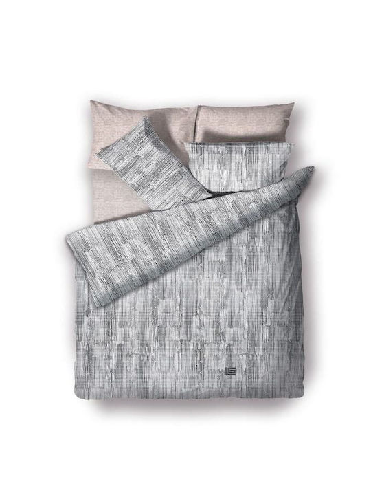 Guy Laroche Duvet Queen 220x240cm Vertigo Black Velvet-Black Metal