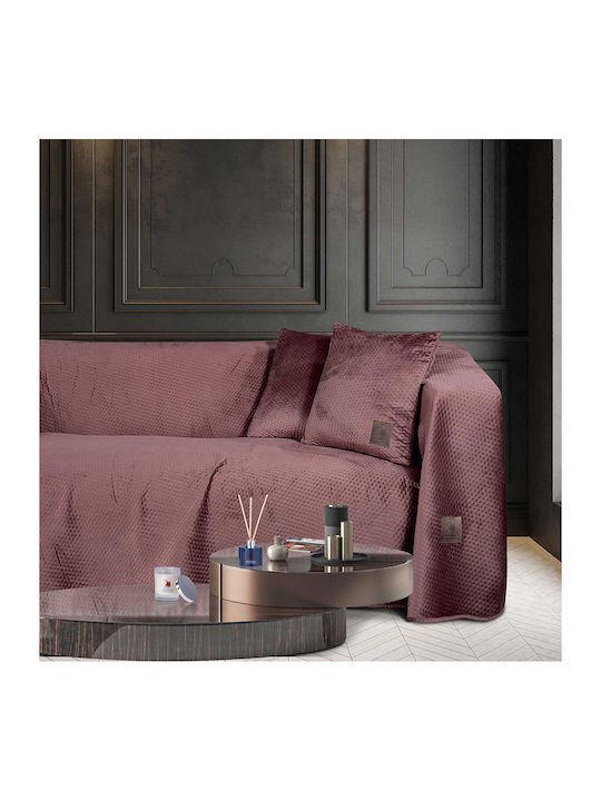 Greenwich Polo Club 2797 Sofa Throw 2 Seater Jacquard 180x250cm Nude