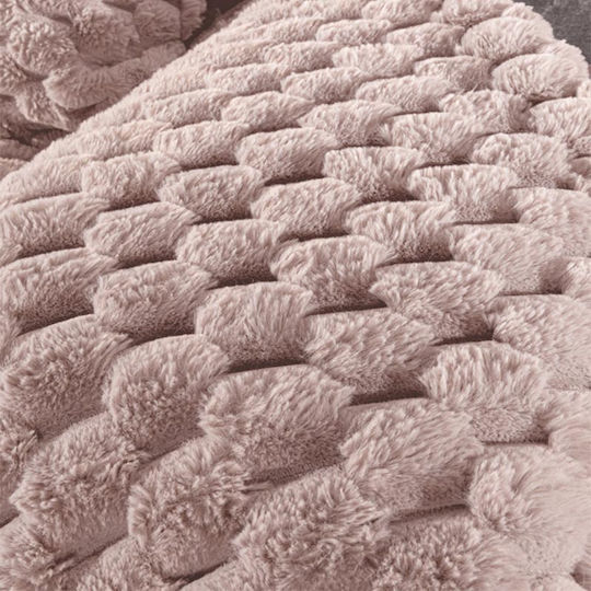 Guy Laroche Elixir Sesselüberwurf Pelzartig 120x160cm Alt Rosa