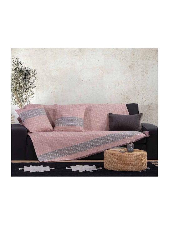 Nef-Nef Homeware Sofa Throws 2 Seater Guaver 170x250cm Grey