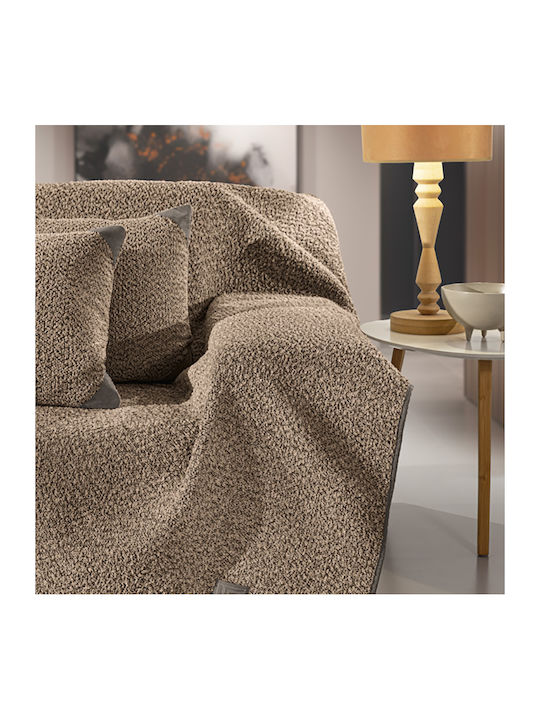 Guy Laroche Lama Decken & Couchdecken Dreisitzer-Sofa Wurf 170x300cm Taupe