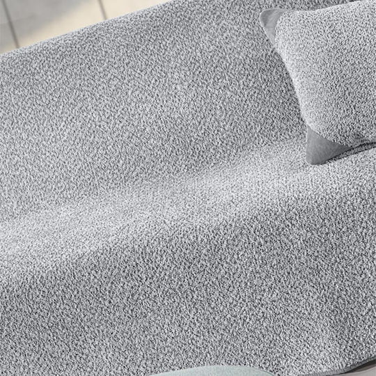 Guy Laroche Lama Sofa Throw 2 Seater Jacquard 170x250cm Silver