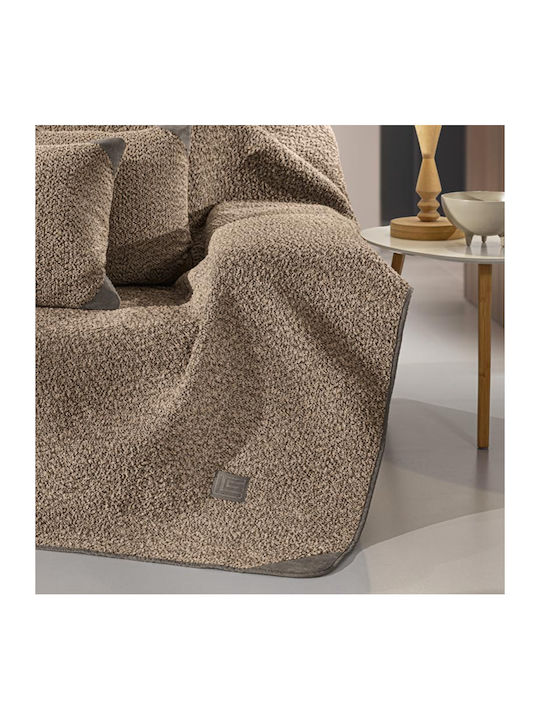Guy Laroche Lama Decken & Couchdecken Dreisitzer-Sofa Wurf 170x300cm Taupe