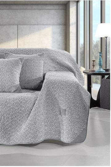Guy Laroche Lama Ριχτάρι Διθέσιου Καναπέ Ζακάρ 170x250εκ. Silver 1133086224017 Guy Laroche Lama Ριχτάρι Διθέσιου Καναπέ Ζακάρ 170x250εκ. Silver 1133086224017