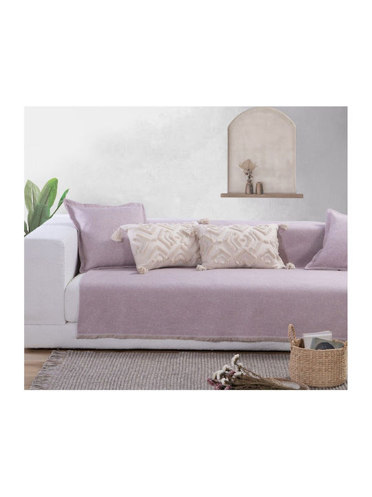 Nef-Nef Homeware Aronia Zweisitzer-Sofa Überwurf 170x250cm Grau