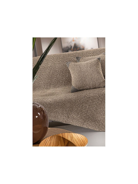 Guy Laroche Lama Decken & Couchdecken Zweisitzer-Sofa Überwurf 170x250cm Taupe