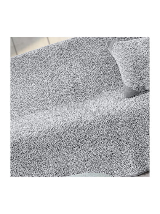 Guy Laroche Lama Ριχτάρι Τετραθέσιου Καναπέ Ζακάρ 170x350εκ. Silver 1133086224025