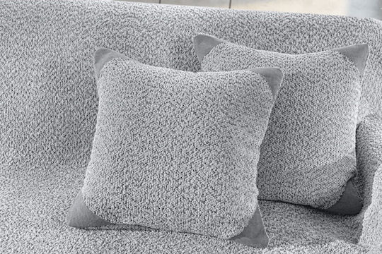 Guy Laroche Lama Ριχτάρι Πολυθρόνας Ζακάρ 170x150εκ. Silver 1133086224012