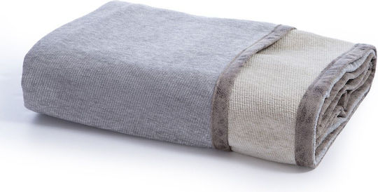Nef-Nef Homeware New Tanger Τετραθέσιου Καναπέ Δύο 'Οψεων Π180xΜ350cm L.grey/ecru