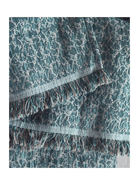 Rythmos Stefan Ριχτάρι Πολυθρόνας Chenille 160x180εκ. Πετρόλ 117-171-2733
