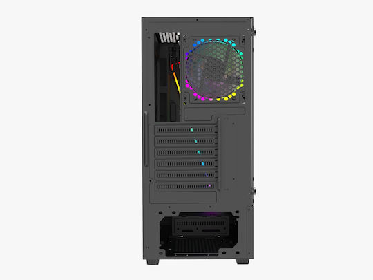 ProGaming Pro Gaming Samurai V2 Midi Tower Computer Case with Side Window and RGB Lighting Black