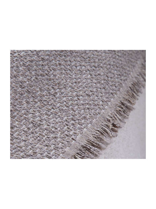 Nef-Nef Homeware Brooklyn Decken & Couchdecken Dreisitzer-Sofa Wurf 170x300cm Silber