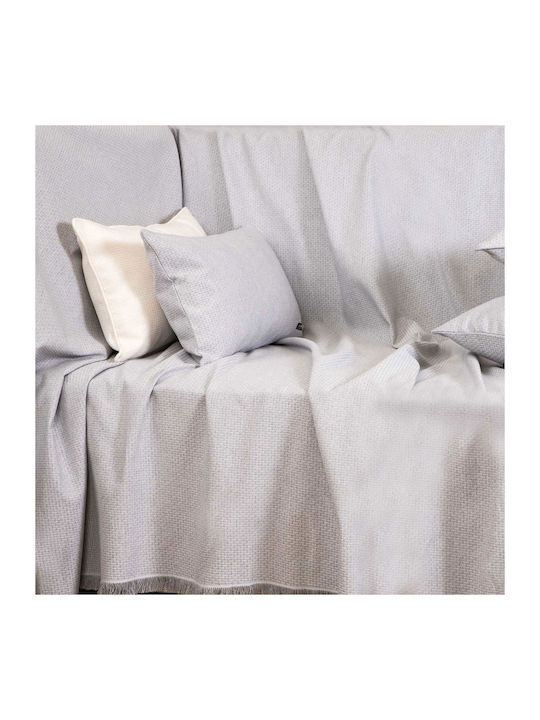 Aslanis Home Mellia Sofa Throw 2 Seater 180x250cm Gray