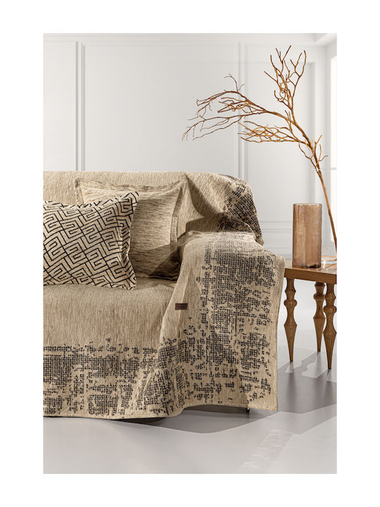 Guy Laroche Perth Sesselüberwurf Chenille 180x150cm Goldene