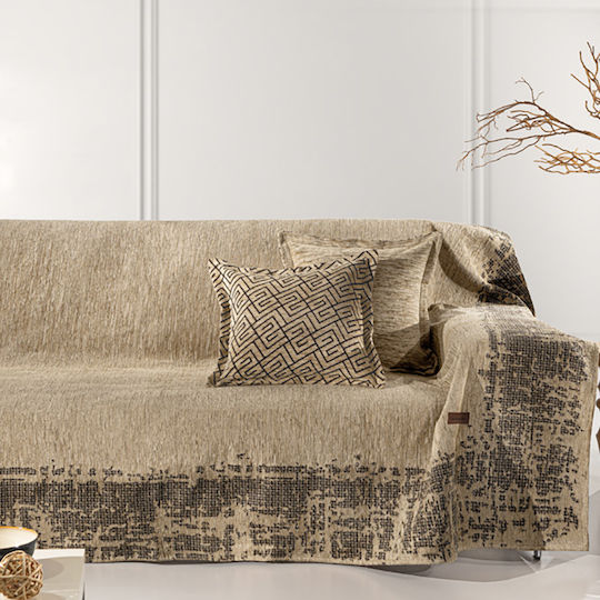 Guy Laroche Perth Sesselüberwurf Chenille 180x150cm Goldene