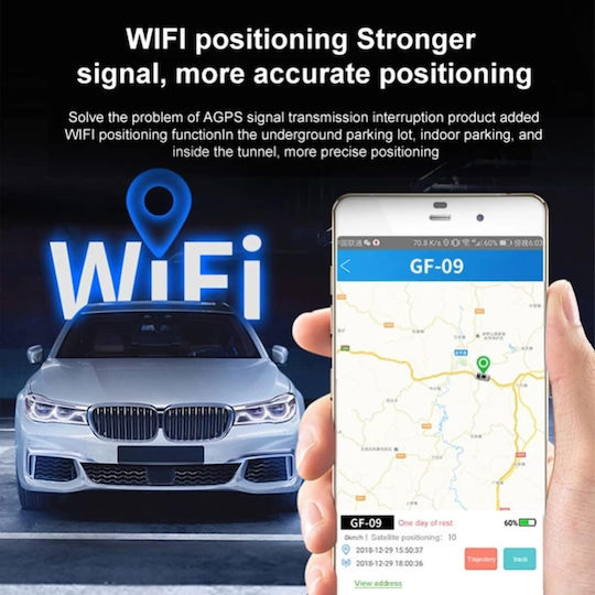 Mini GPS Tracker WiFi / LBS for Pets / Cars / Motorcycles with Alarm