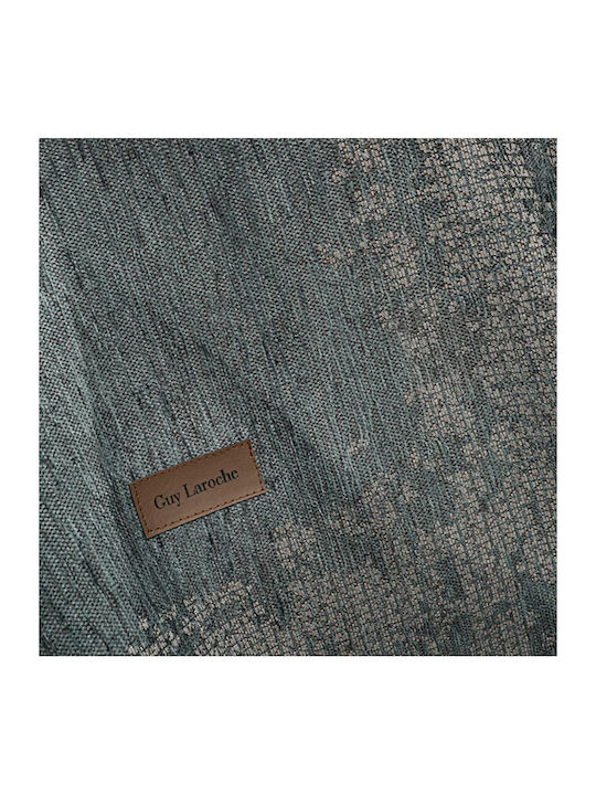 Guy Laroche Perth Ριχτάρι Πολυθρόνας Chenille 180x150εκ. Petrol
