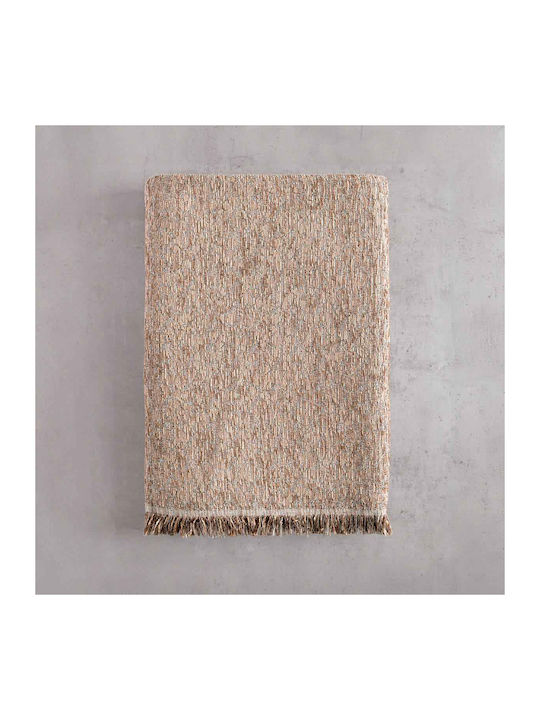Rythmos Stefan Ριχτάρι Πολυθρόνας Chenille 160x180εκ. Καφέ 117-171-2735