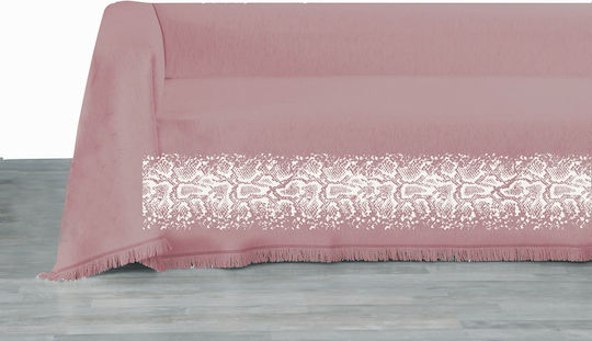 Makis Tselios Home Amazon2 Ριχτάρι Πολυθρόνας Chenille 180x180εκ. D.pink 24267
