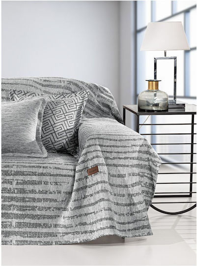 Guy Laroche Sydney Διθέσιου Καναπέ Π180xΜ250cm Silver