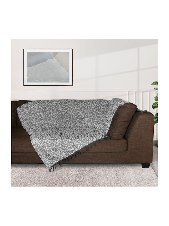 Viosarp Ριχτάρι Διθέσιου Καναπέ 170x230εκ. Γκρι